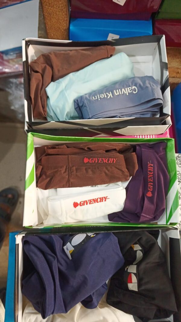 Men’s designer boxers (Hermes/Dior/Kenzo etc) Per box (3 pcs)