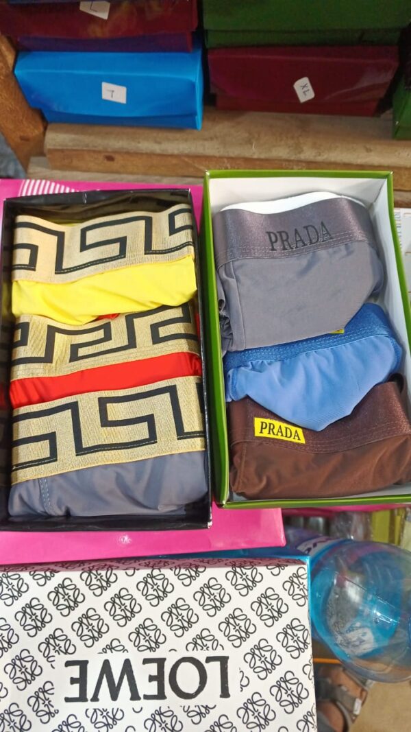 Men’s designer boxers (Hermes/Dior/Kenzo etc) Per box (3 pcs)