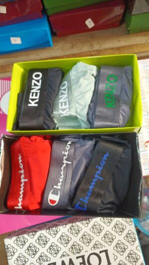Men’s designer boxers (Hermes/Dior/Kenzo etc) Per box (3 pcs)