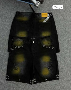 WhatsApp Image 2026-05-03 at 09.16.17 (1) Paint Splash Denim Shorts