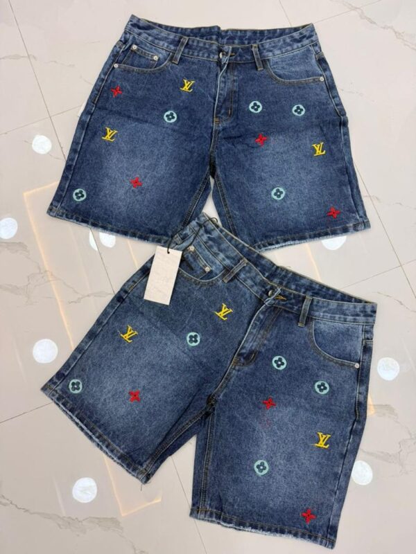 LV Monogram Denim Shorts