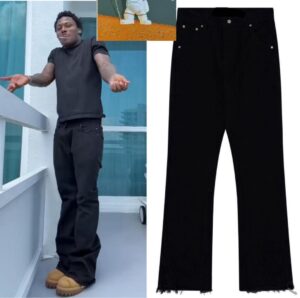 Black Plain Jeans
