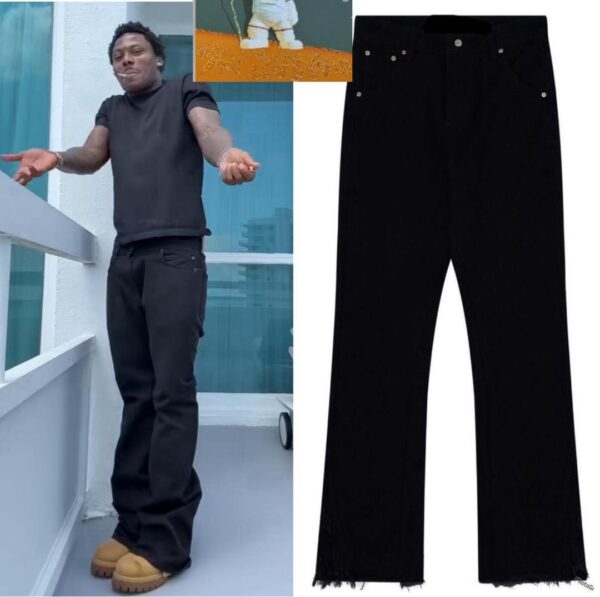 Black Plain Jeans