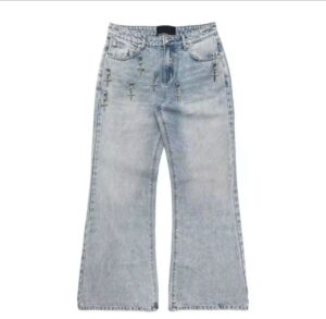 WhatsApp Image 2026-05-03 at 09.16.40 (1) Cross Charm Flared Jeans (Light Blue)
