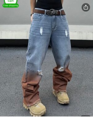 WhatsApp Image 2026-05-03 at 09.16.41 (1) Brown Fade Baggy Jeans