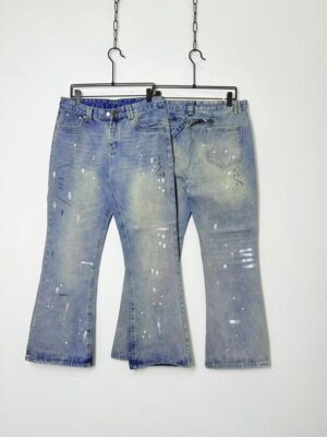 WhatsApp Image 2026-05-03 at 09.18.52 Light Blue Paint-Splatter Wide-Leg Jeans
